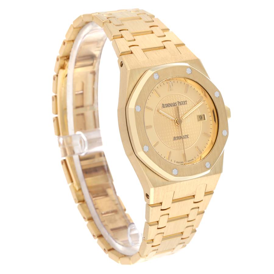 Audemars Piguet Royal Oak Yellow Gold Mens Watch 15050BA