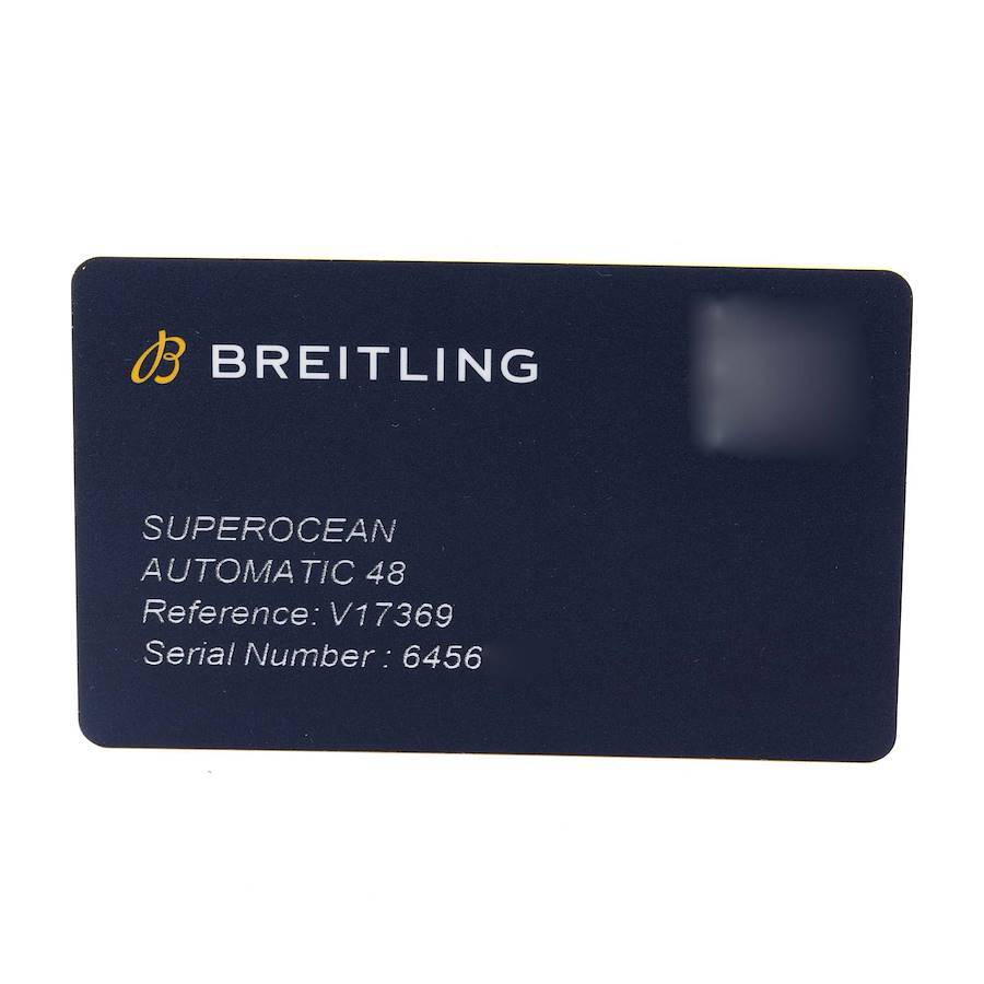 Breitling Superocean 48 Green Dial Titanium Mens Watch V17369
