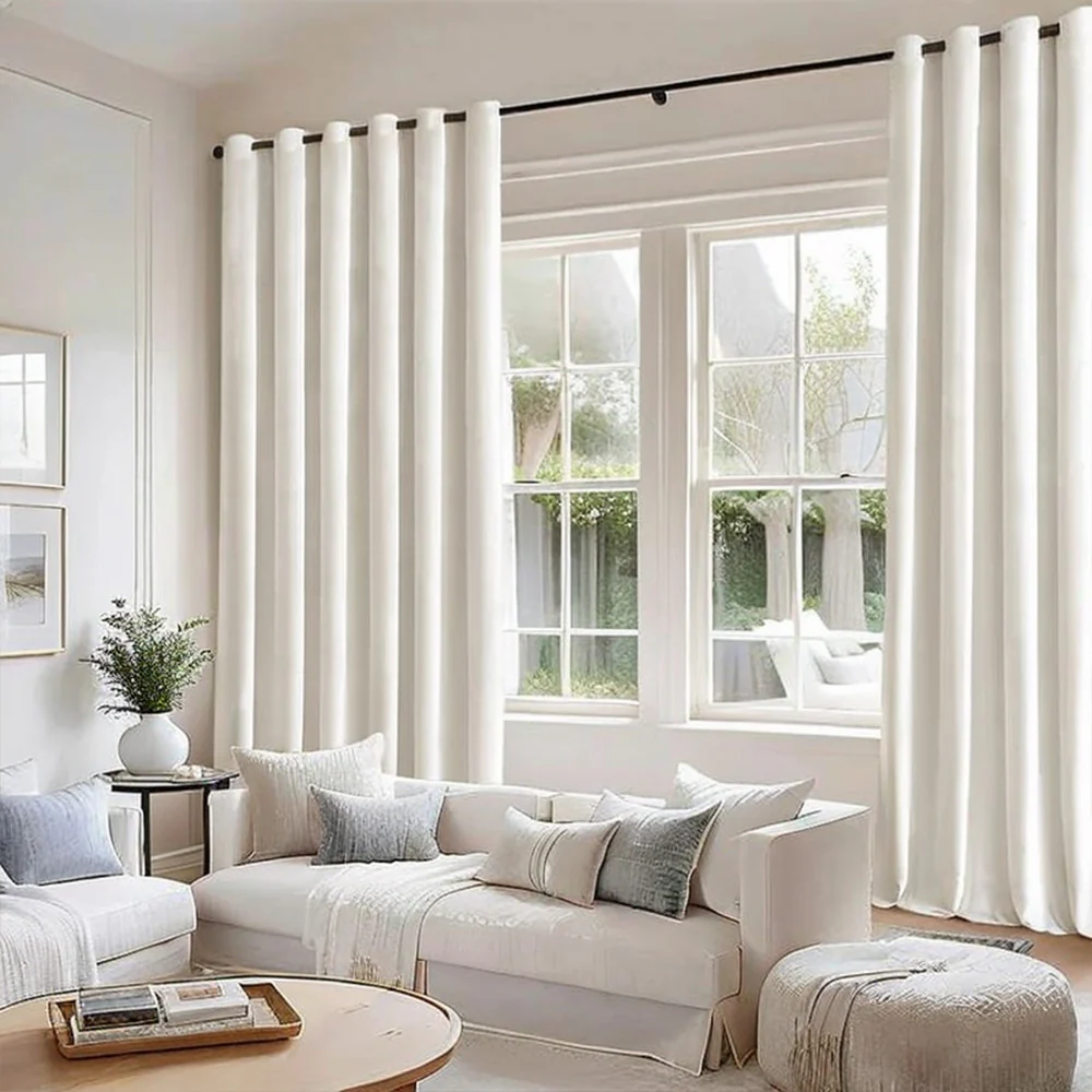 Custom Velvet Luxury Blackout Curtains  (2 Panels) - Grommet
