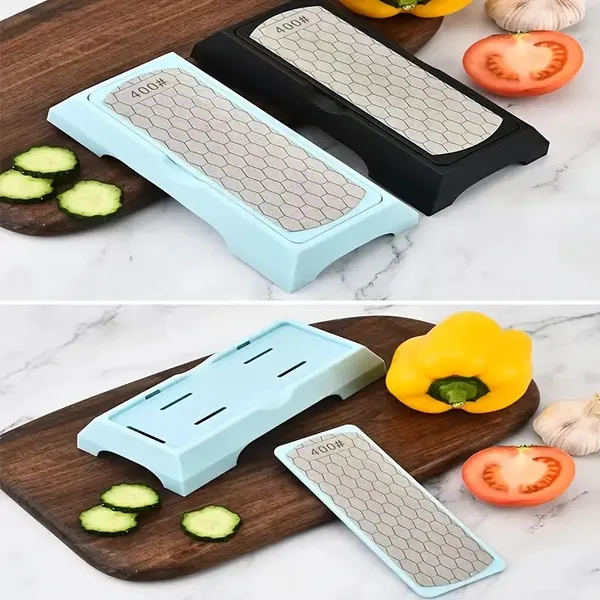 Diamond Double-sided Sharpening Stone 400# 1000# with Coarse