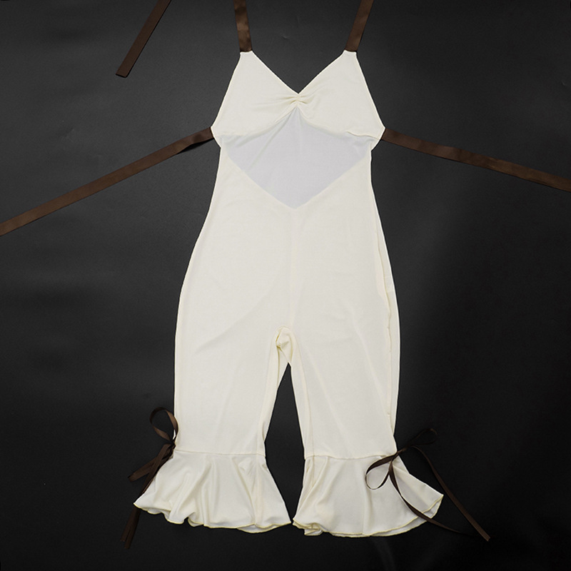 Women Spring Halter Neck Sexy Jumpsuit