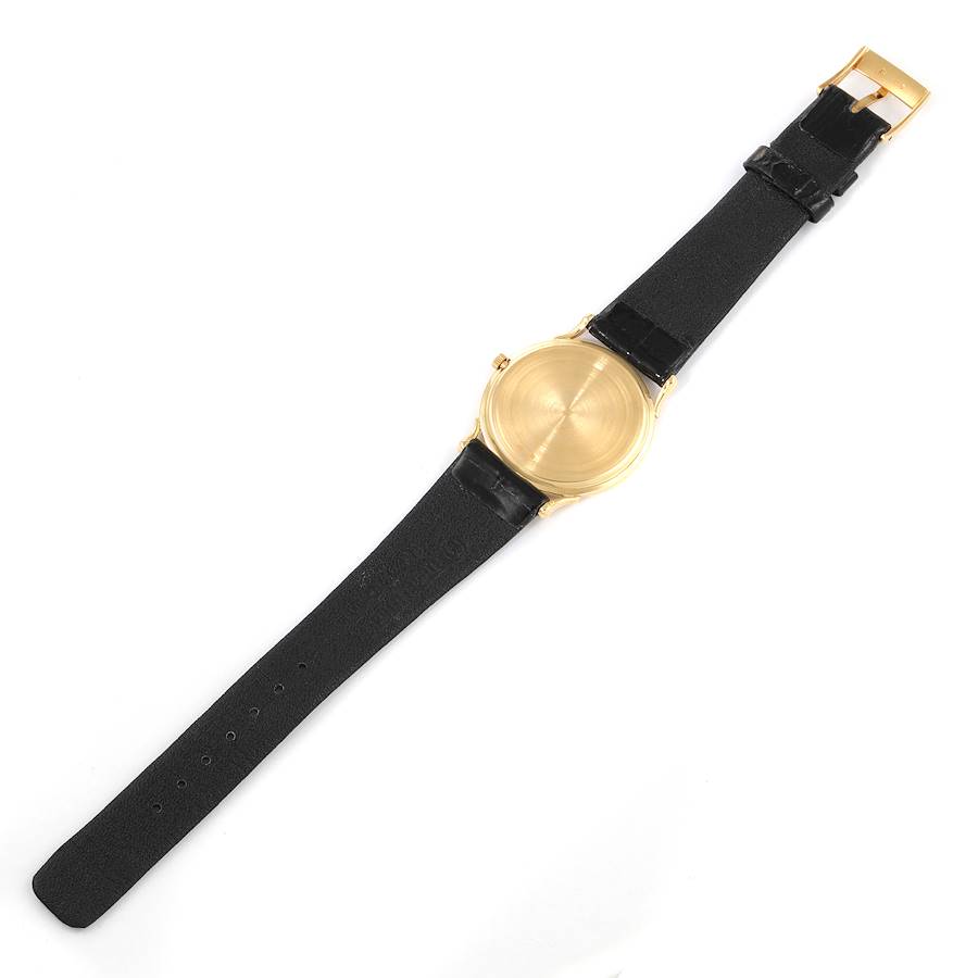 Vacheron Constantin 18K Yellow Gold Ultra Thin White Dial Mens Watch 33216