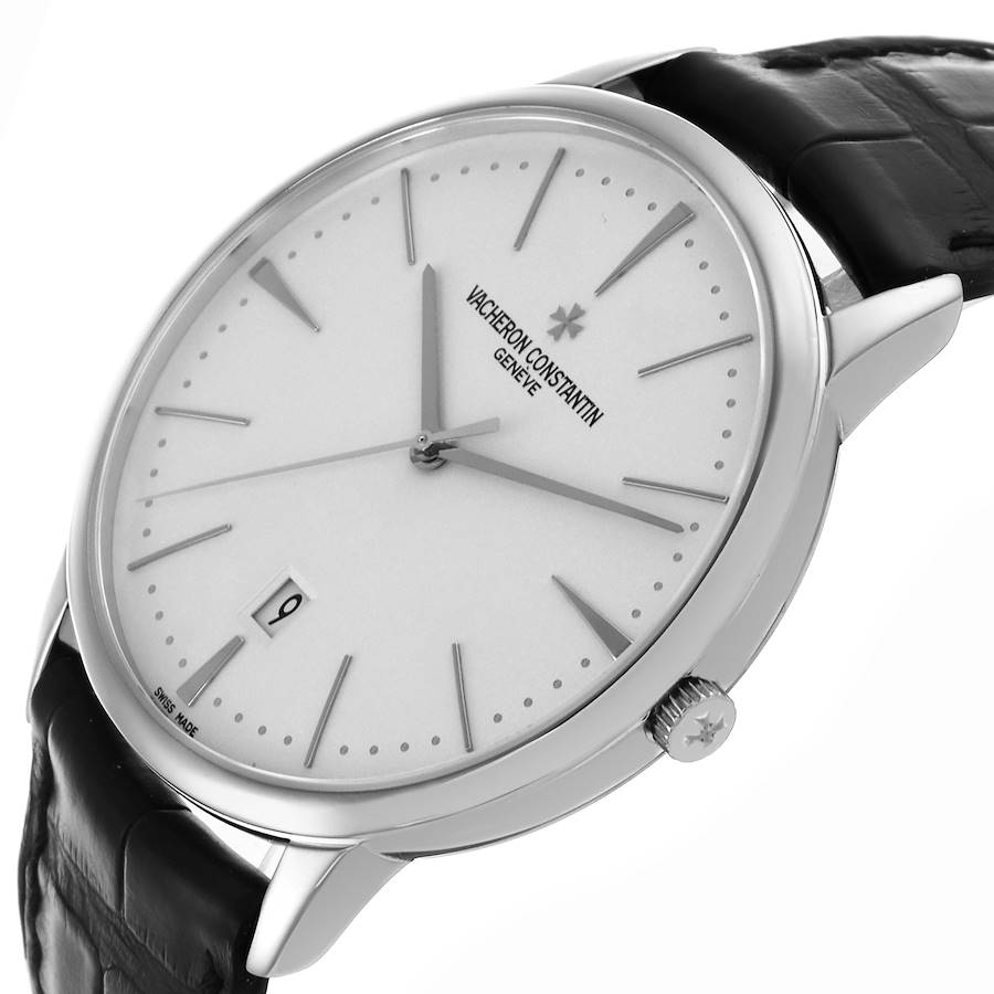 Vacheron Constantin Patrimony 40mm White Gold Mens Watch 85180