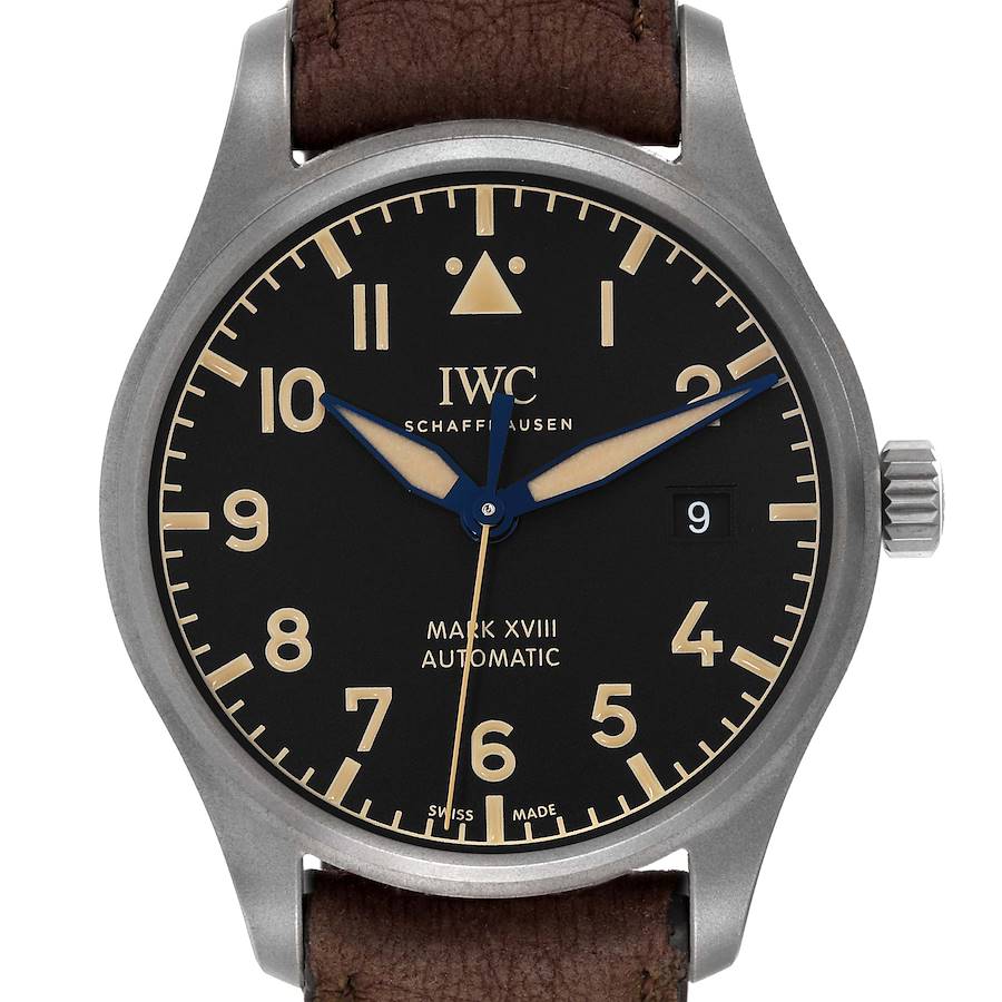 IWC Pilot Mark XVIII Heritage Titanium Mens Watch IW327006