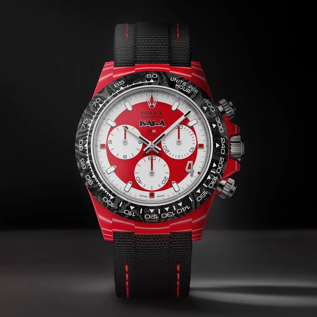 Rolex Daytona "DiW x KAKHA KALADZE" Quartz Fiber Rolex Watch