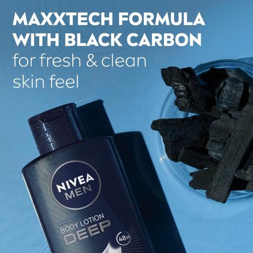 NIVEA MEN Deep Body Lotion - 400ml (Pack Of 2)