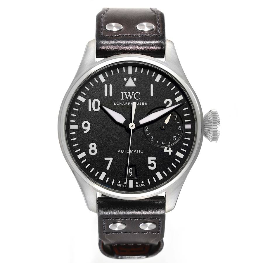 IWC Big Pilots 46mm Black Dial Automatic Steel Mens Watch IW500912
