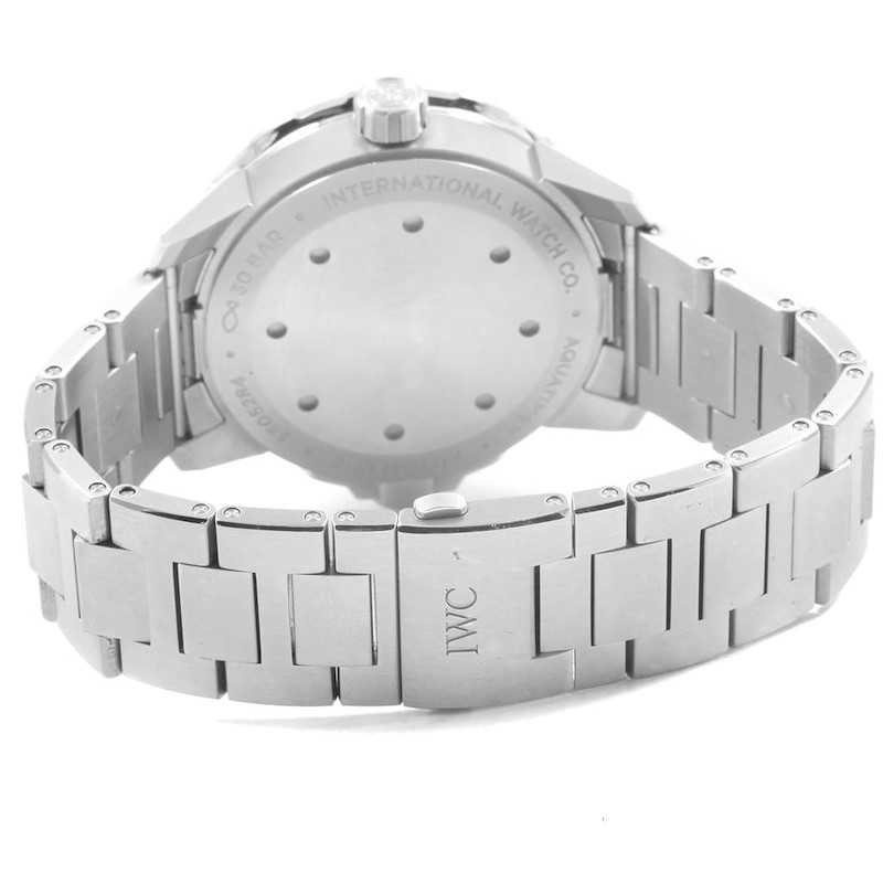 IWC Aquatimer Black Dial Automatick Steel Mens Watch IW329002