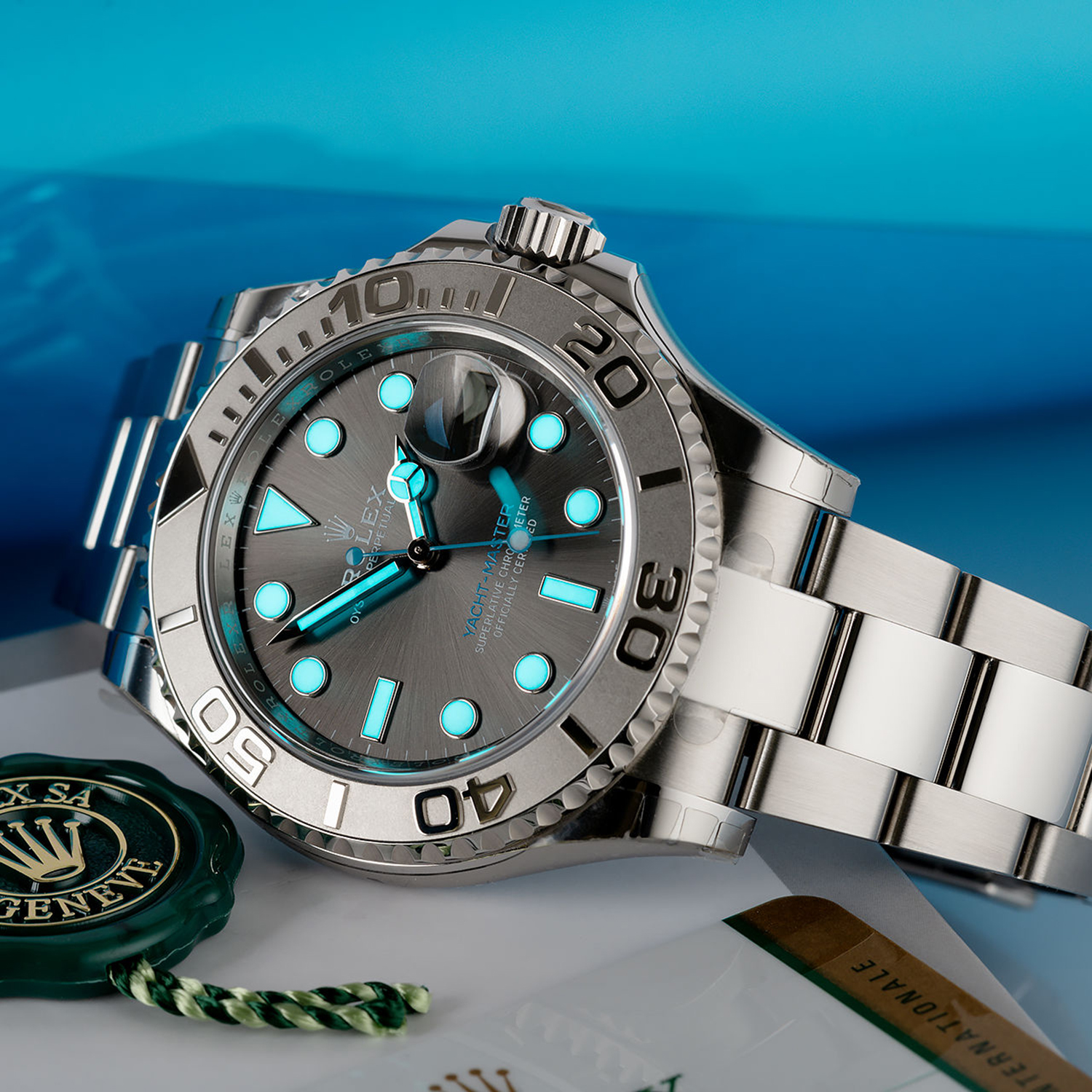 Rolex Yacht-Master 40 Stainless Steel and Platinum 126622 Unworn