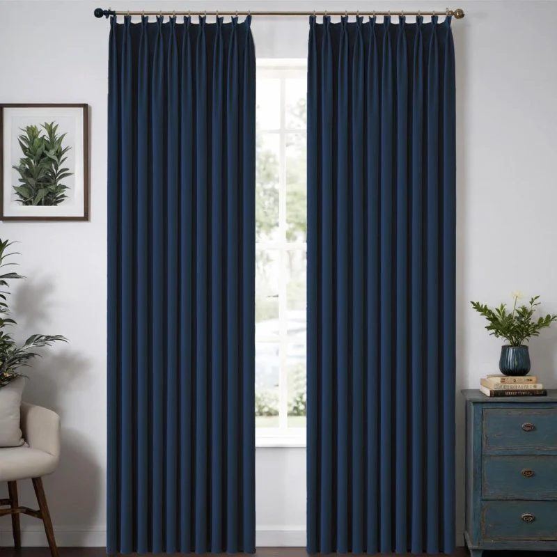 Custom Velvet Luxury Curtains  (2 Panels) - Pleated