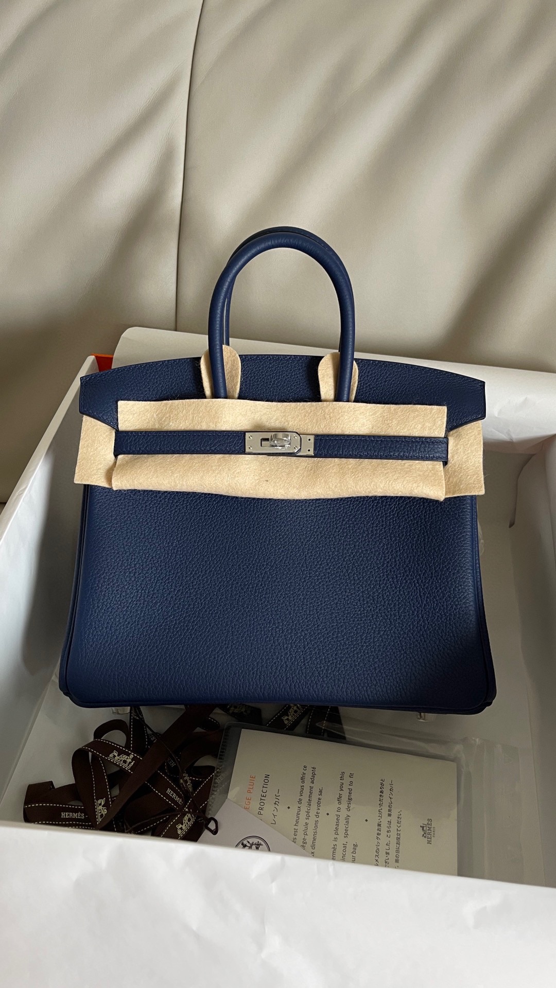 Replica Hermès Birkin Sapphire Blue Togo