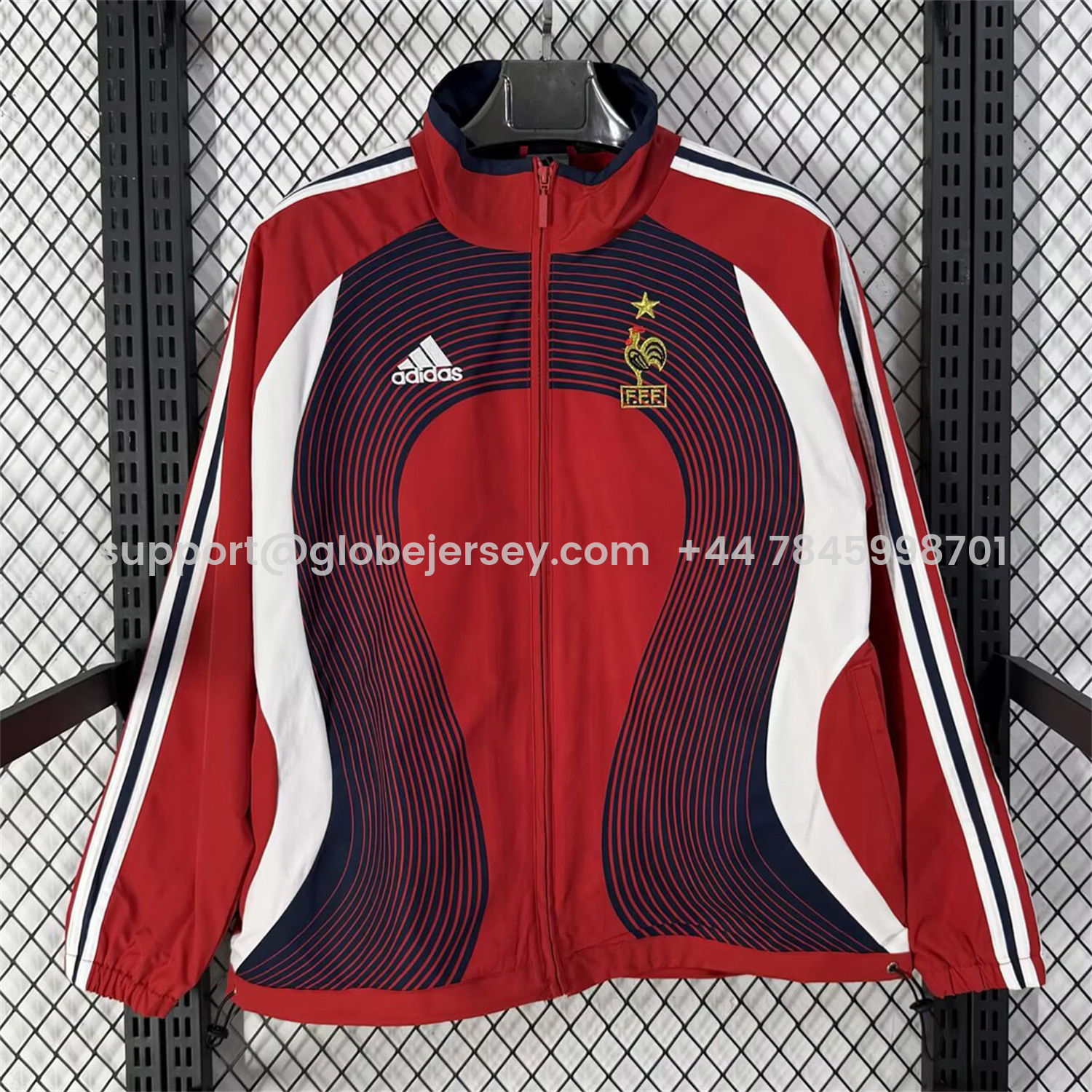 France 2026 Windbreaker Jacket - Red