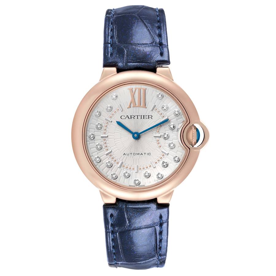 Cartier Ballon Bleu Rose Gold Diamond Watch WGBB0053
