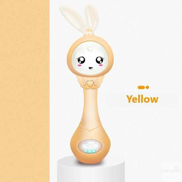 Baby Bunny Music Teether Rattle Toy