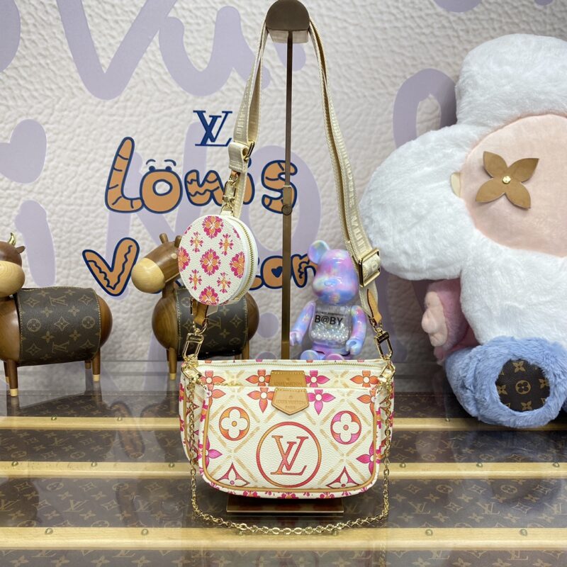 Replica Louis Vuitton Multi Pochette Accessoires Orange