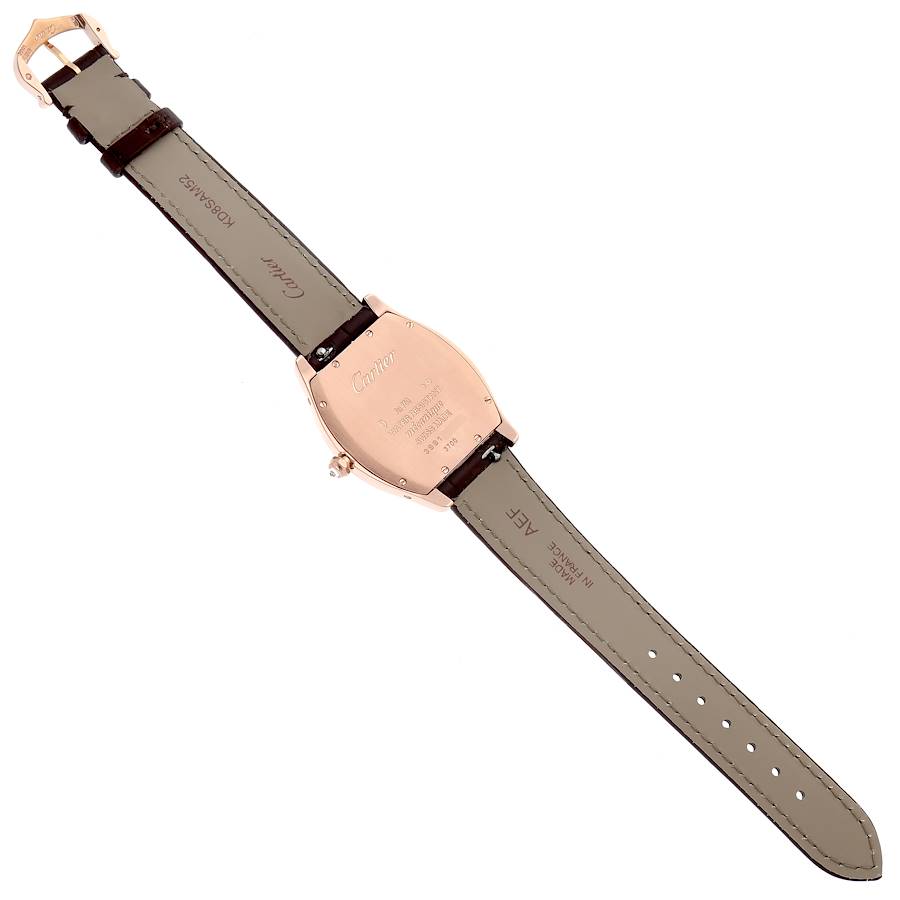 Cartier Tortue Medium Rose Gold Diamond Ladies Watch WJTO0009