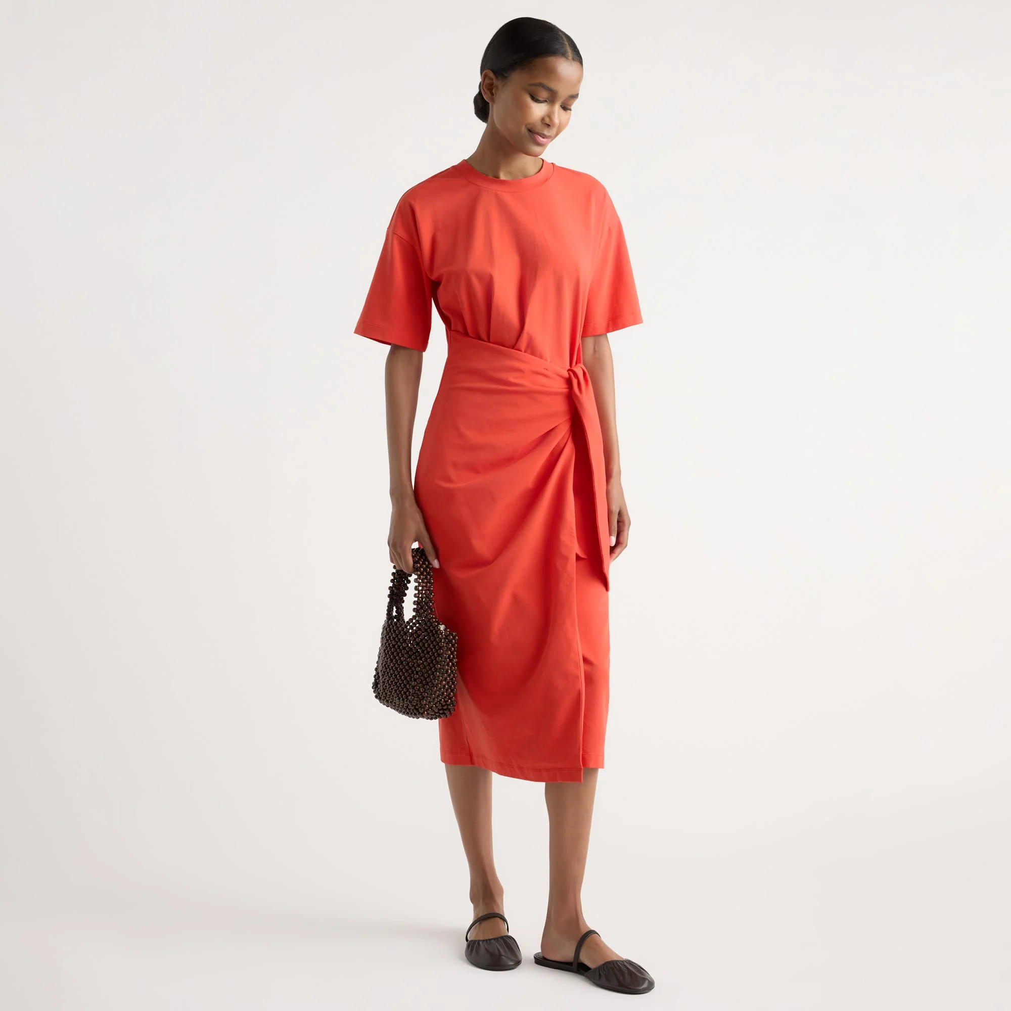 Noa Organic Cotton T-Shirt Wrap Dress