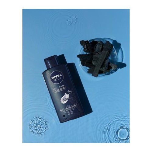 NIVEA MEN Deep Body Lotion 400ml + Deep Roll-on 50ml