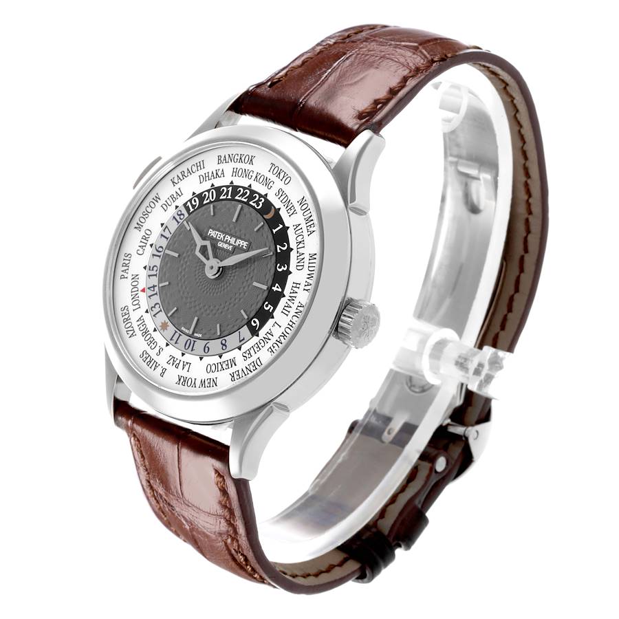 Patek Philippe World Time Complications White Gold Mens Watch 5230G