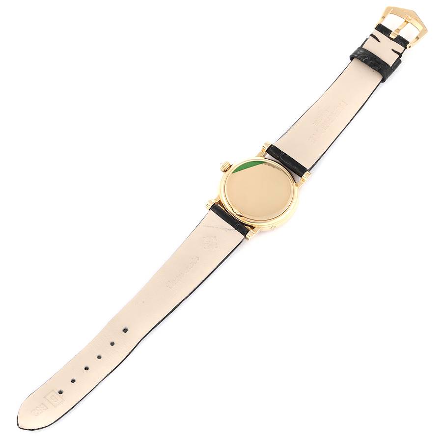 Patek Philippe Calatrava Yellow Gold Bronze Diamond Dial Ladies Watch 4858J