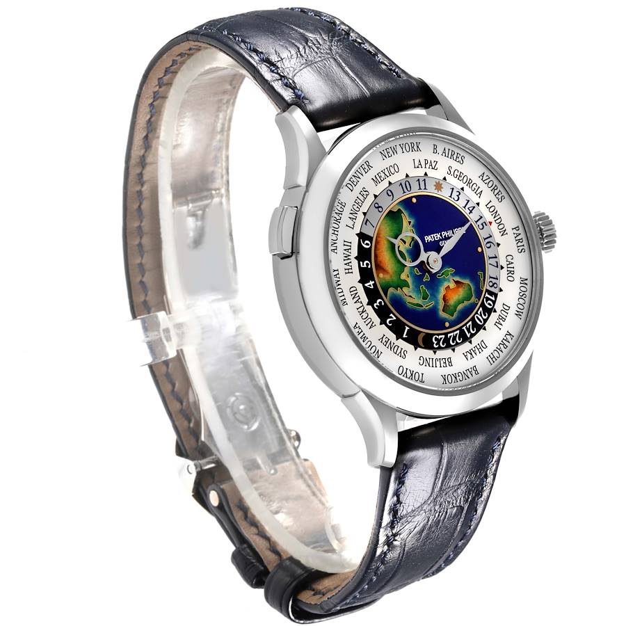 Patek Philippe World Time Complications White Gold Mens Watch 5231G