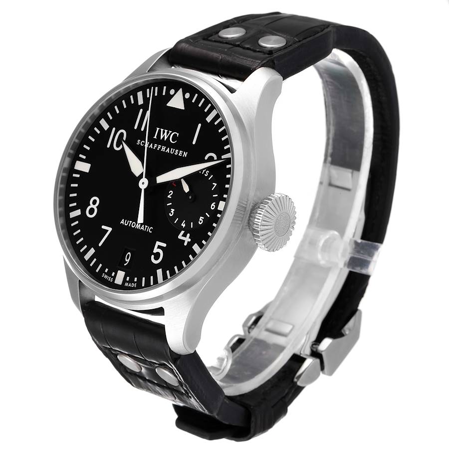 IWC Big Pilots 46mm Black Dial Automatic Steel Mens Watch IW500401