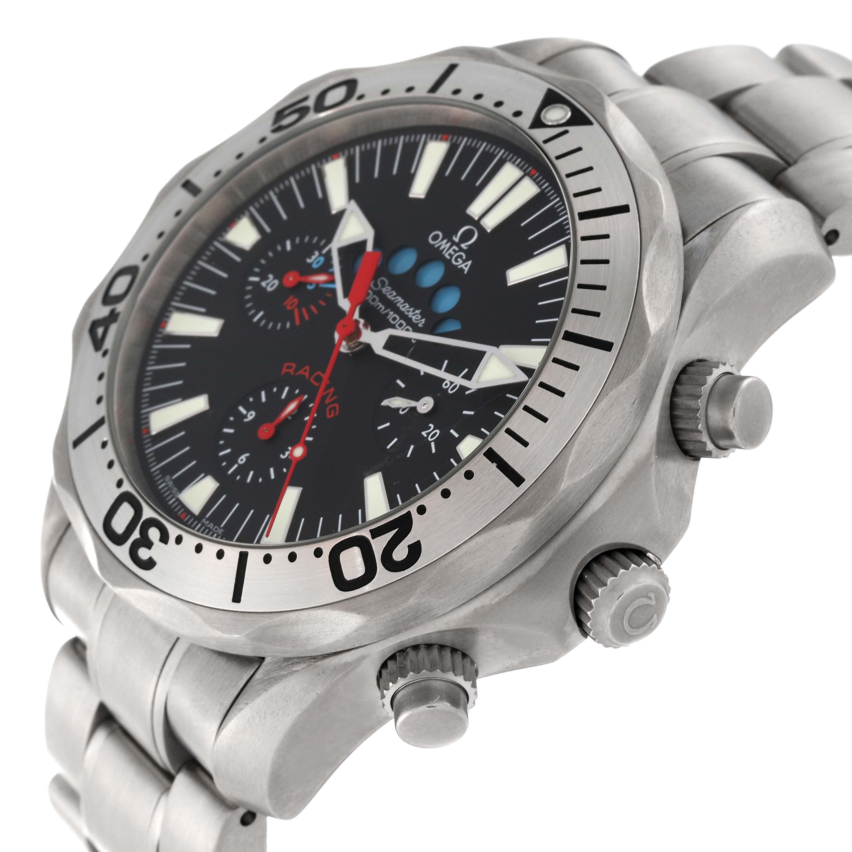 Omega Seamaster Regatta Racing Titanium Mens Watch 44.0 mm 2269.52.00 Card