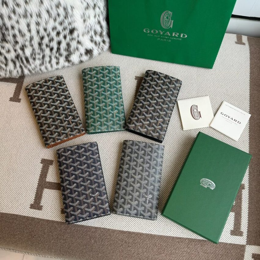 Goyard Long Folding Wallet — Premium Continental Dupe
