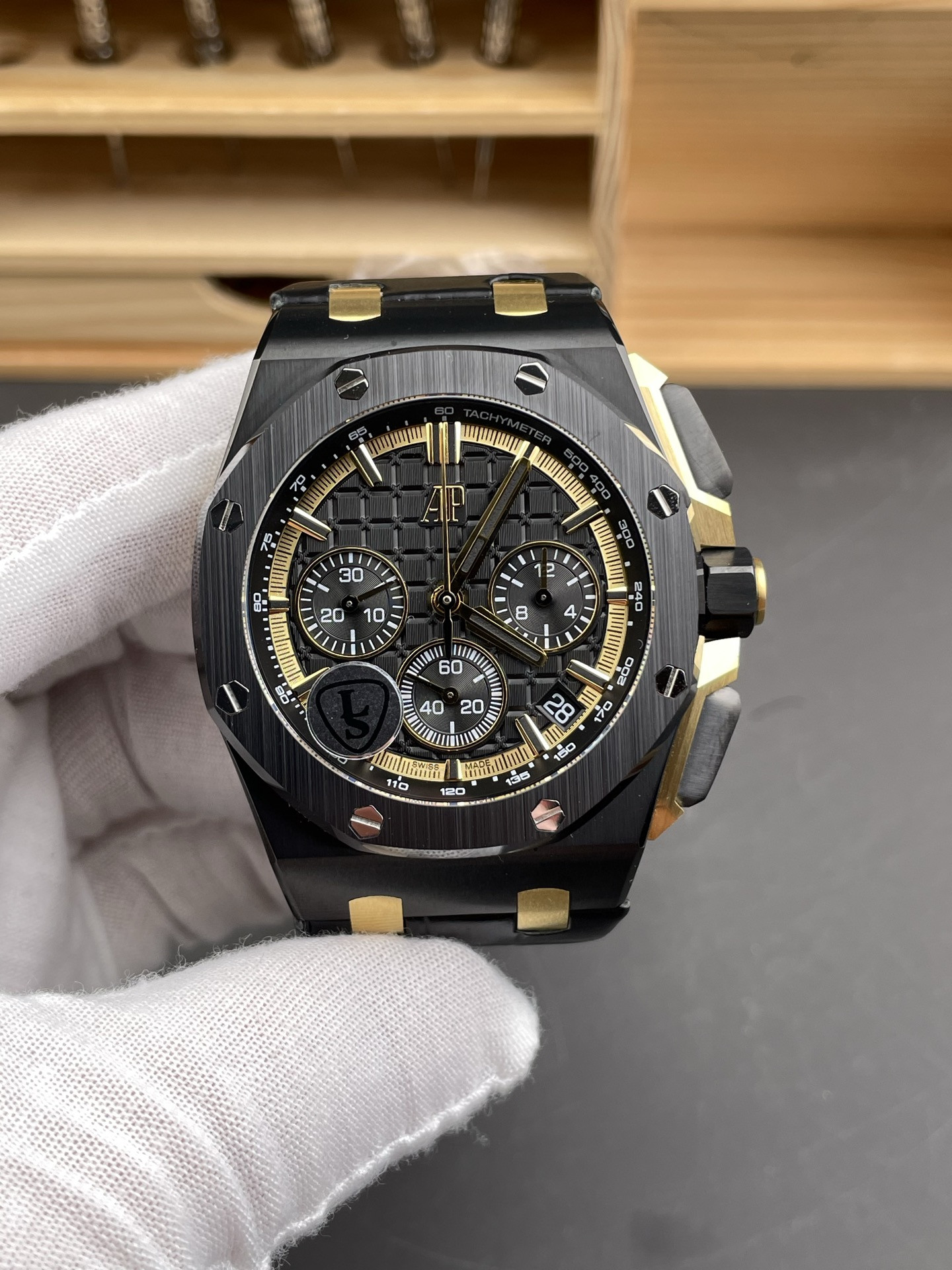 Royal Oak 26240 Black Steel Case