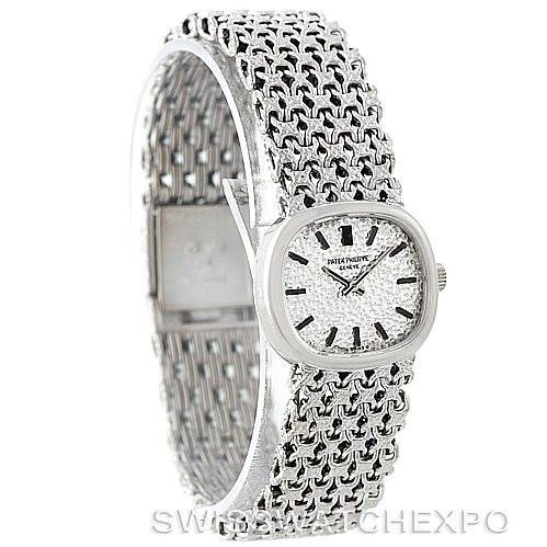 Patek Philippe Vintage Ladies 18k White Gold Watch 4187/1