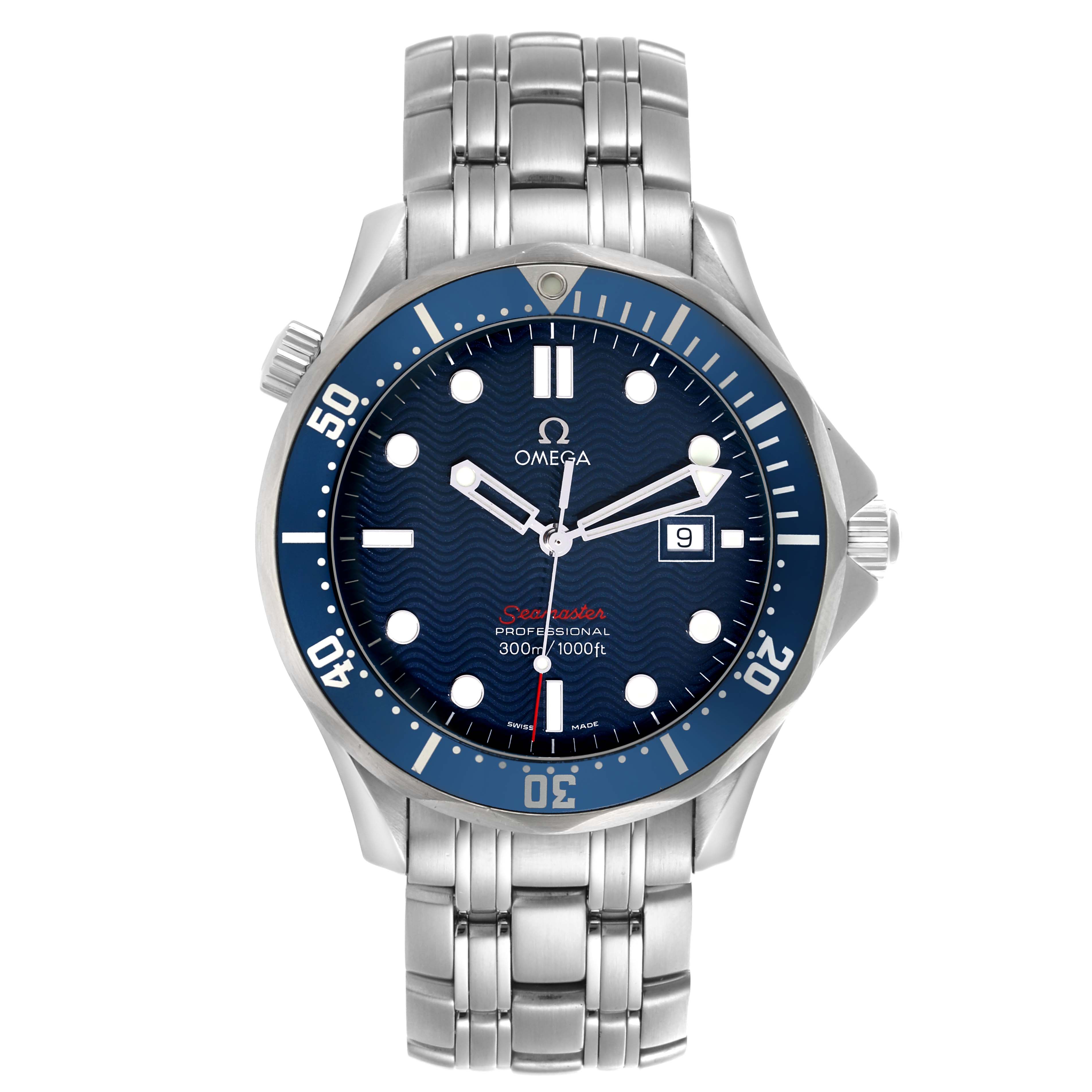 Omega Seamaster 300M Blue Dial Steel Mens Watch 41.0 MM 2221.80.00
