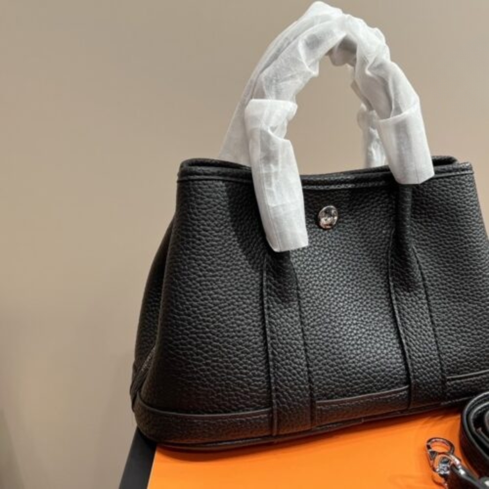 Hermes Neo Garden 23 Bag Black 23cm H086729ck89