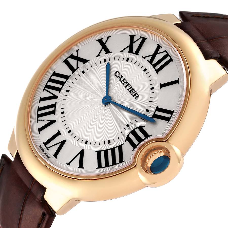 Cartier Ballon Bleu Rose Gold Mens Watch W690054