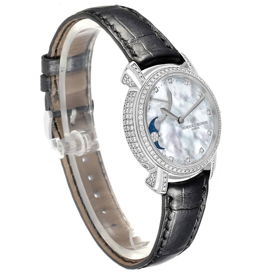 Vacheron Constantin Malte White Gold MOP Diamond Ladies Watch 83505