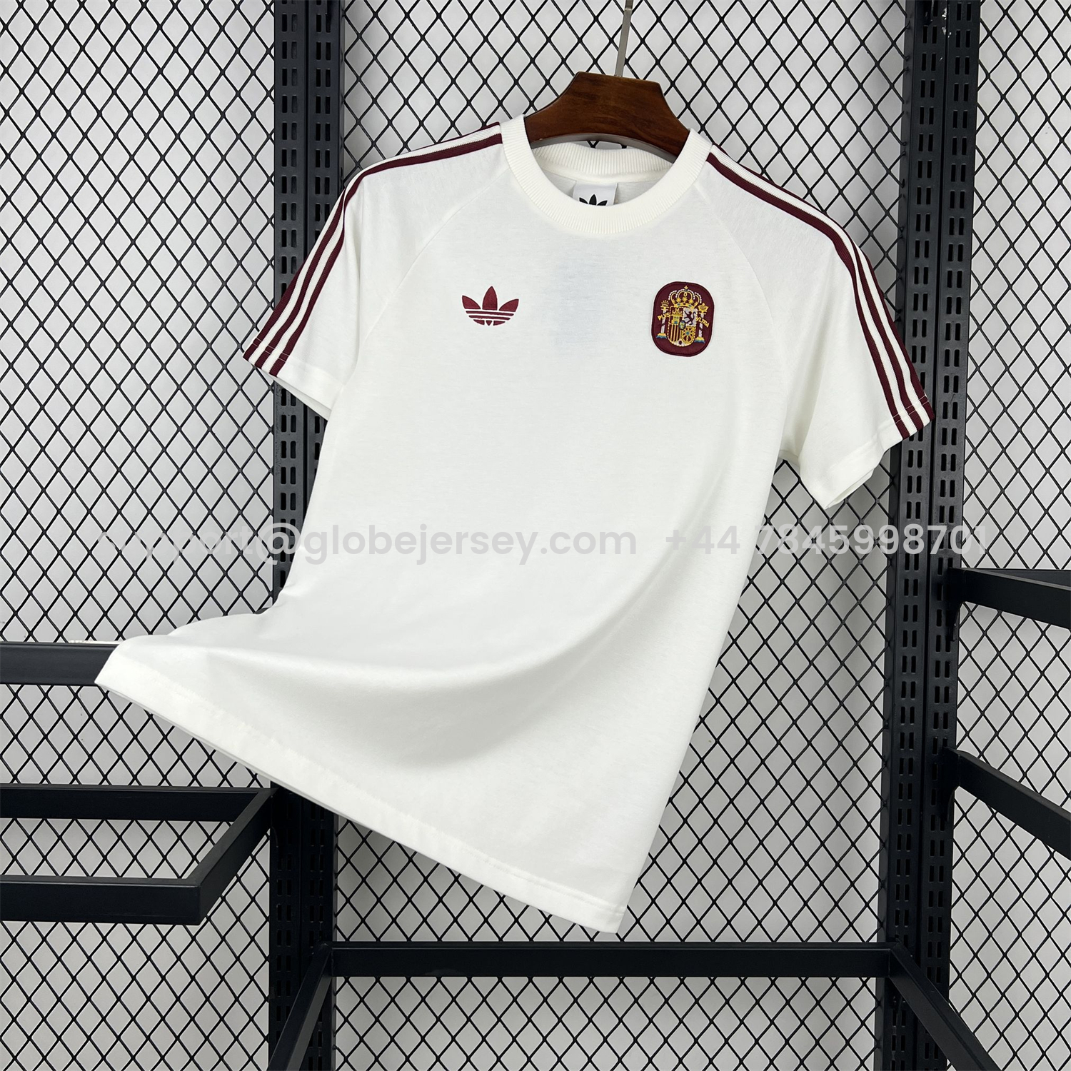 Spain 2026 Travel White Jersey - Fans Version
