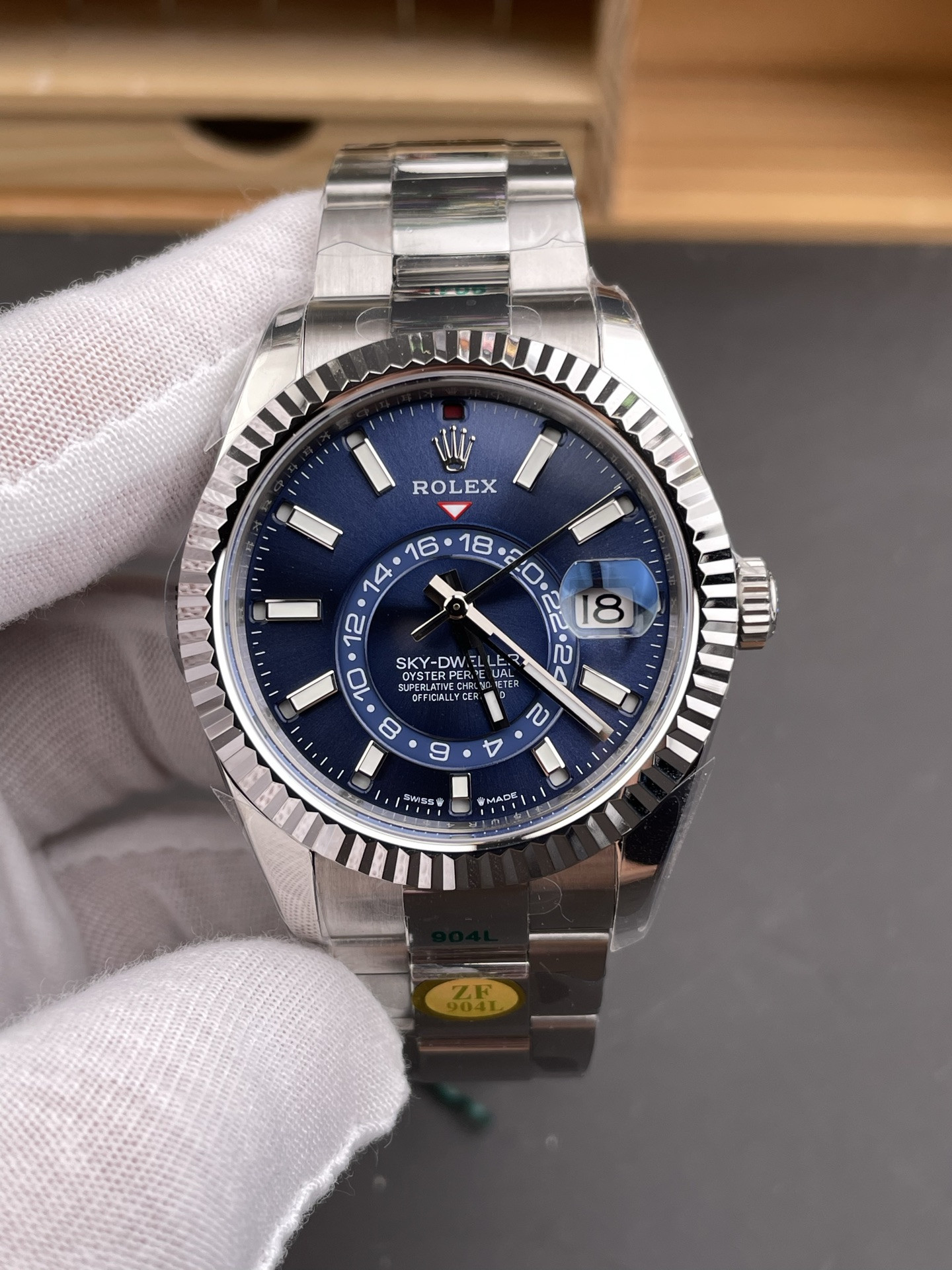 Sky-Dweller Blue Dial