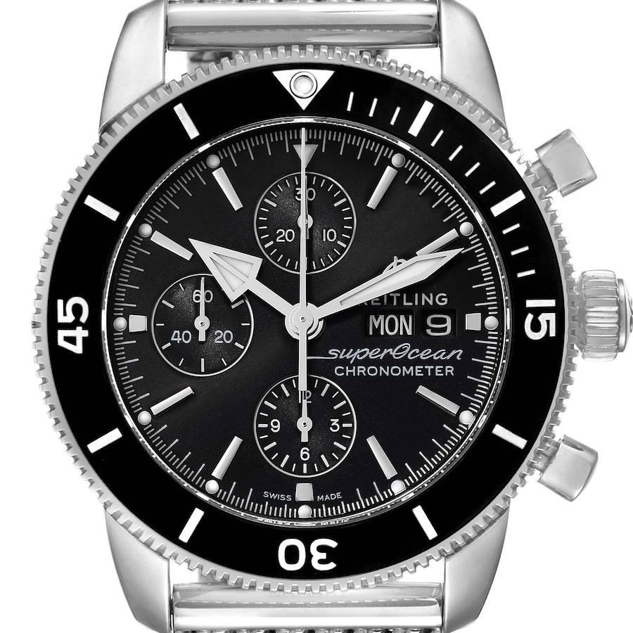 Breitling SuperOcean Heritage II Chrono Black Dial Mens Watch A13313