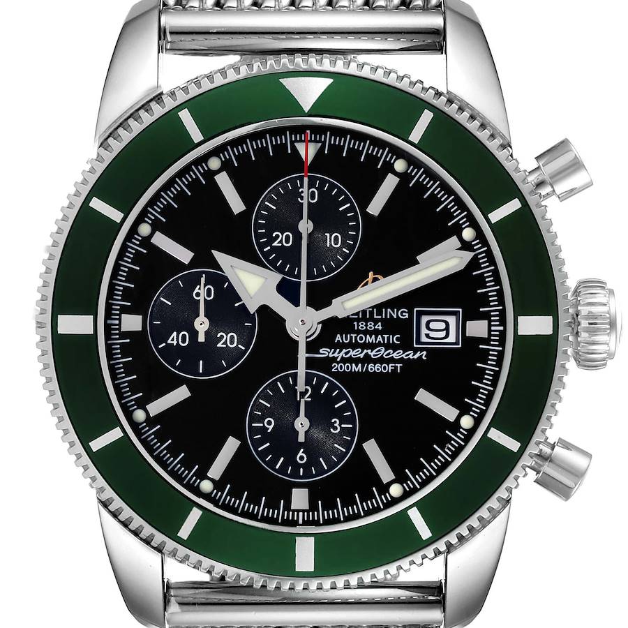 Breitling SuperOcean Heritage Chronograph LE Green Bezel Watch A13320
