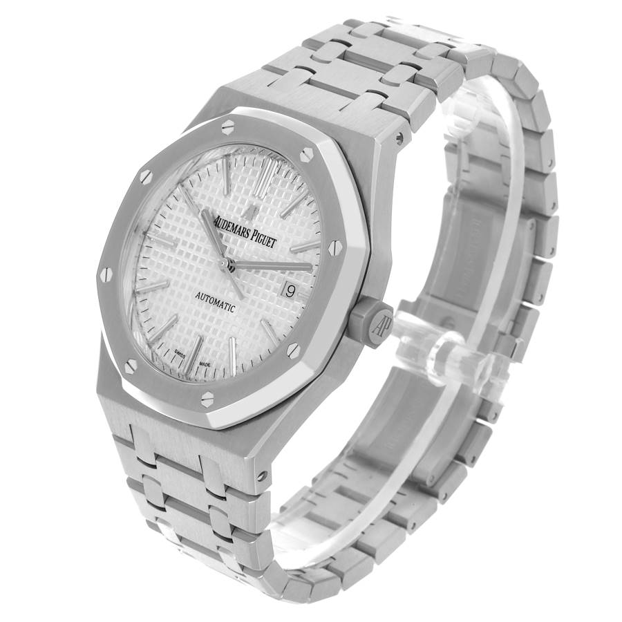 Audemars Piguet Royal Oak Silver Dial Steel Mens Watch 15400ST