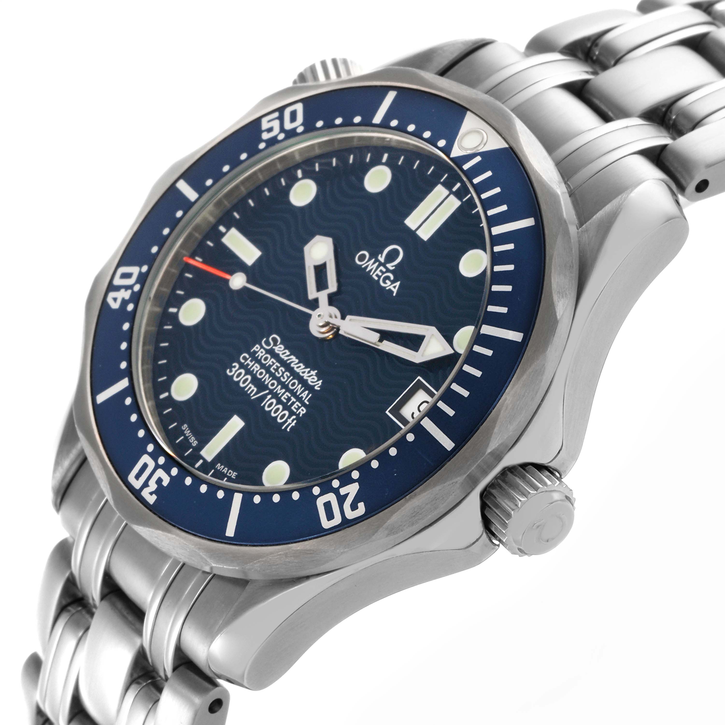 Omega Seamaster MidsizeBlue Dial Steel Mens Watch 36.25 MM 2551.80.00