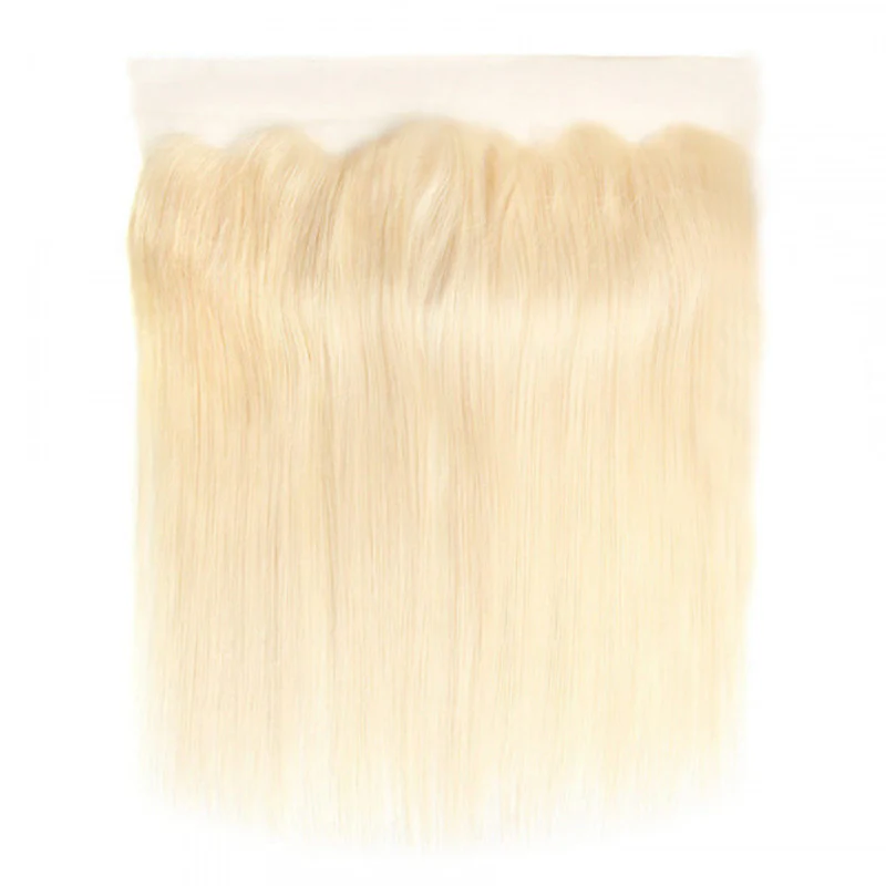 Megalook #613 Blonde Straight & Body Wave 13x4 Transparent Lace Closure Frontal Free Part