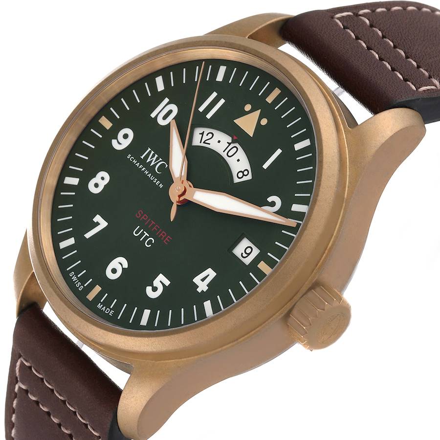 IWC Pilot UTC Spitfire Limited Edition Bronze Mens Watch IW327101