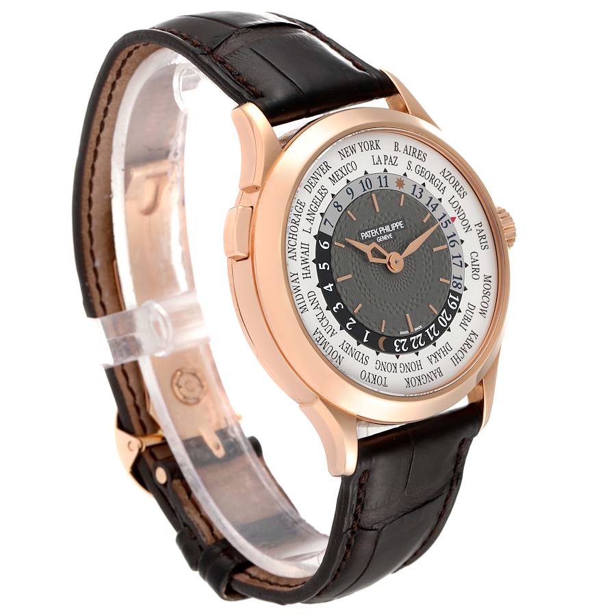 Patek Philippe World Time Complications Rose Gold Mens Watch 5230