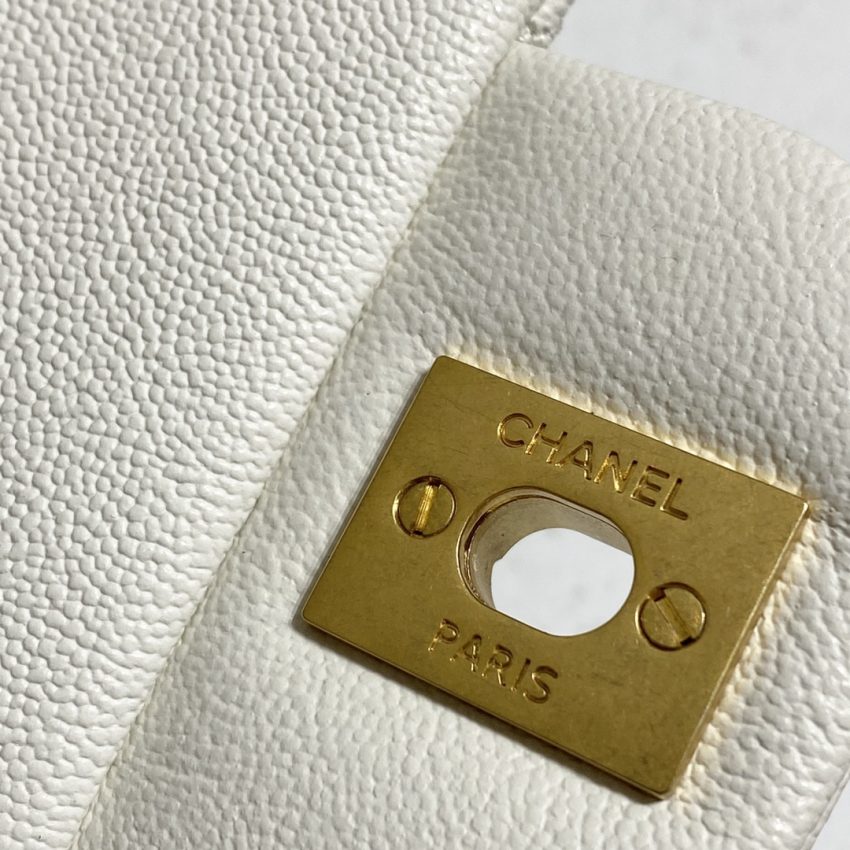 CHANEL CF Handle White