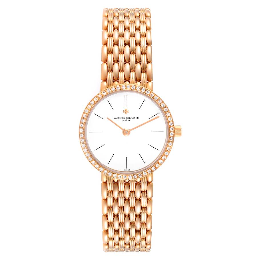 Vacheron Constantin Classic Rose Gold Diamond Ladies Watch 27593