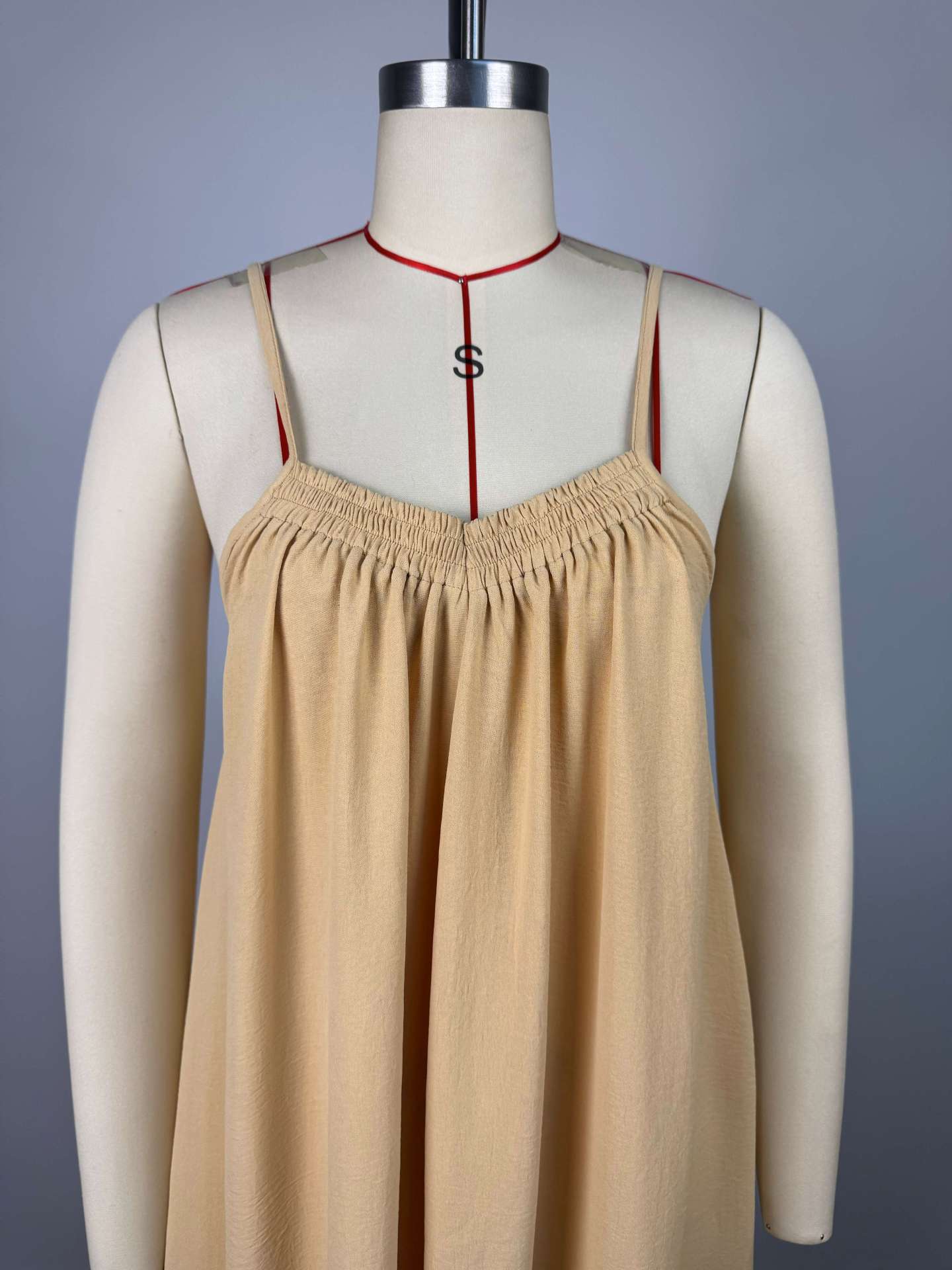 Women Summer Casual V-Neck Strappy Maxi Dress