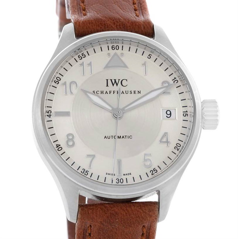 IWC Spitfire Midsize Silver Dial Automatic Watch IW325602