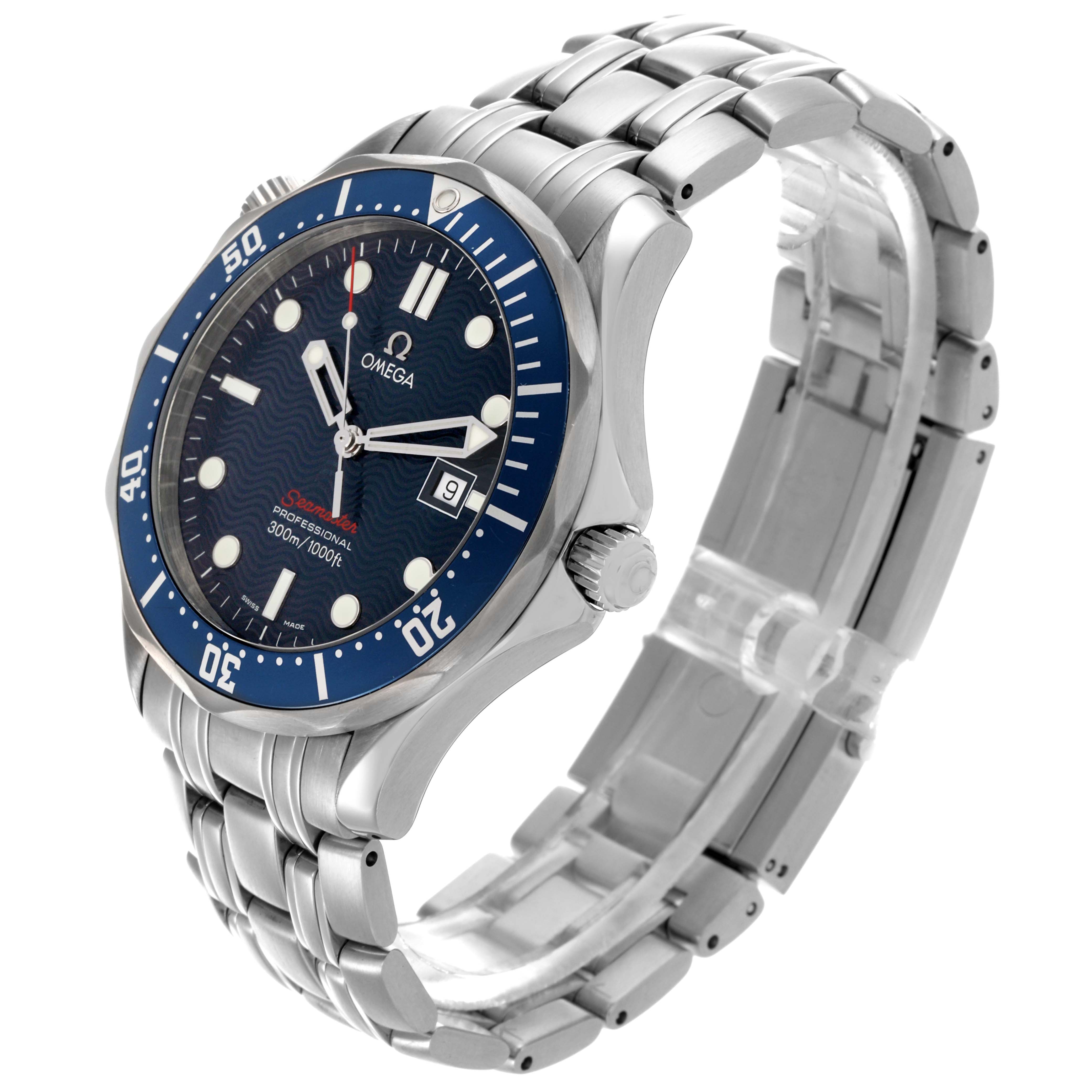 Omega Seamaster 300M Blue Dial Steel Mens Watch 41.0 MM 2221.80.00