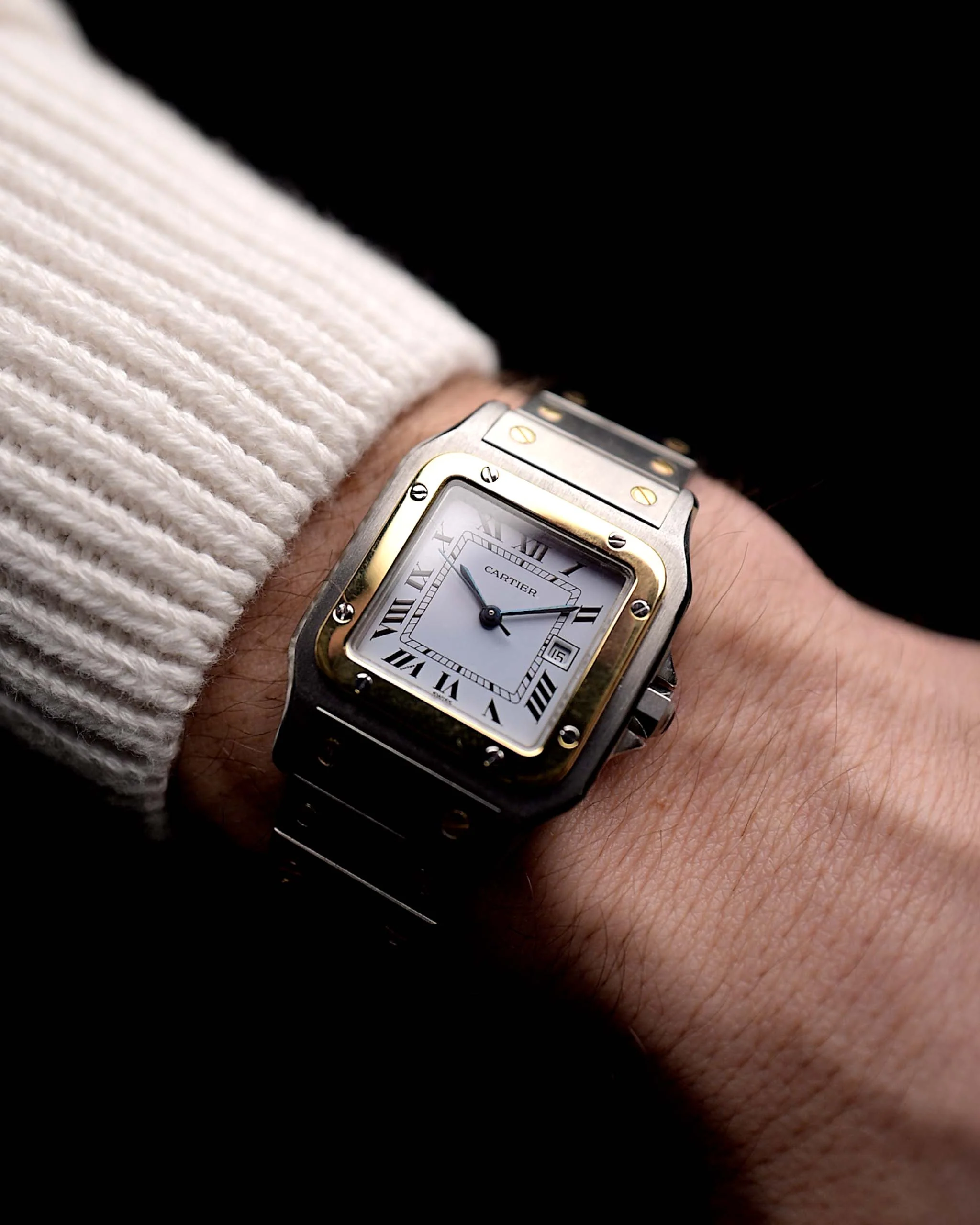Cartier Santos Carr&eacute;e 2961 Two Tone 1990s