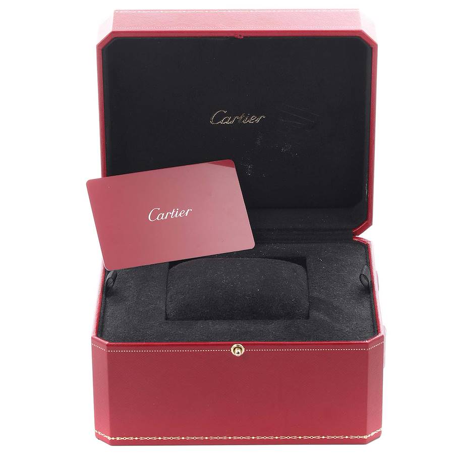 Cartier Ballon Blanc Steel Diamond Ladies Watch W4BL0002